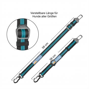 Preview: Kurgo Direct to Seatbelt Swivel Tether Blue